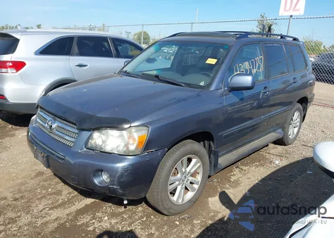 2006 Toyota Highlander Hybrid Limited V6 из США, поврежденный, VIN JTEEW21A660010740